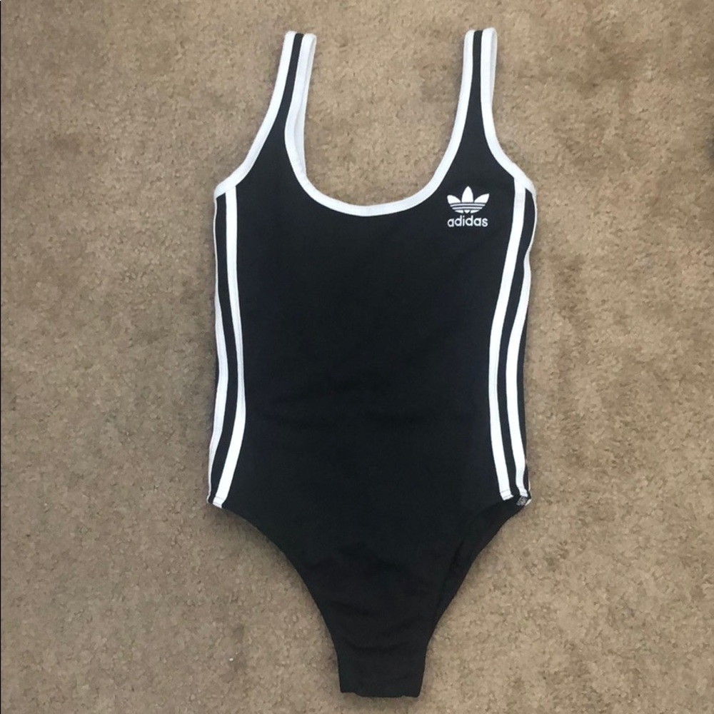Black Adidas bodysuit
